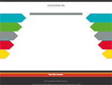 Tablet Screenshot of novaclock.de